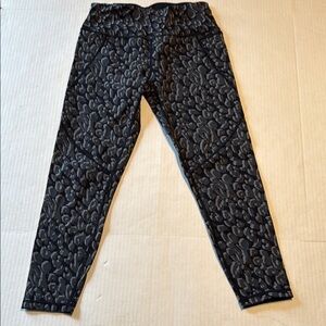 Sweaty Betty Power 7/8 Black Leopard Print Leggings